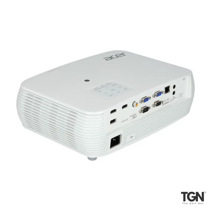 Compact projector for golf home setup