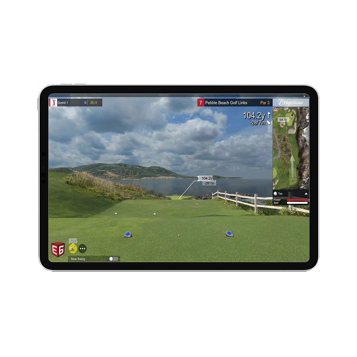 datos del monitor de lanzamiento flightscope mevo plus