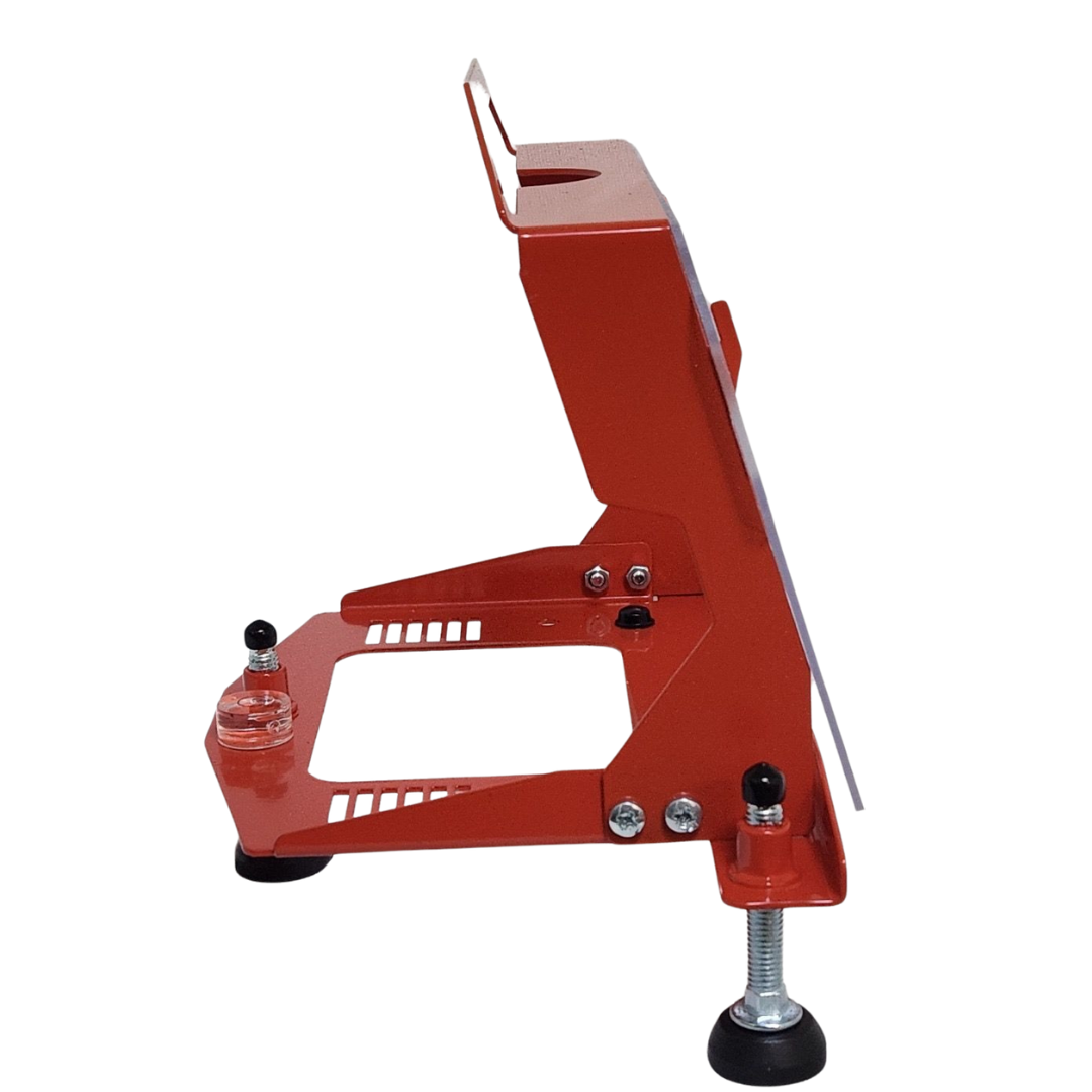 Golf radar mount with fixed tilt system