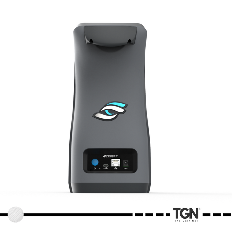 Achteraanzicht Foresight GC3 golfmonitor