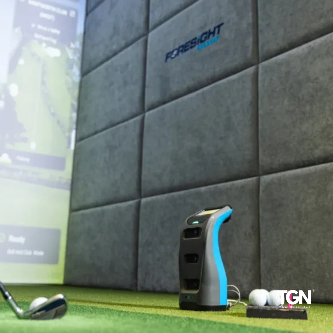 GC3S in action with indoor golf simulator