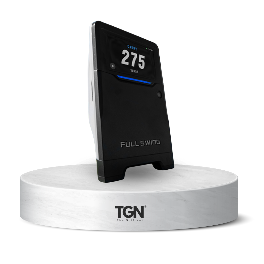 Golf monitor showing 275-yard distance