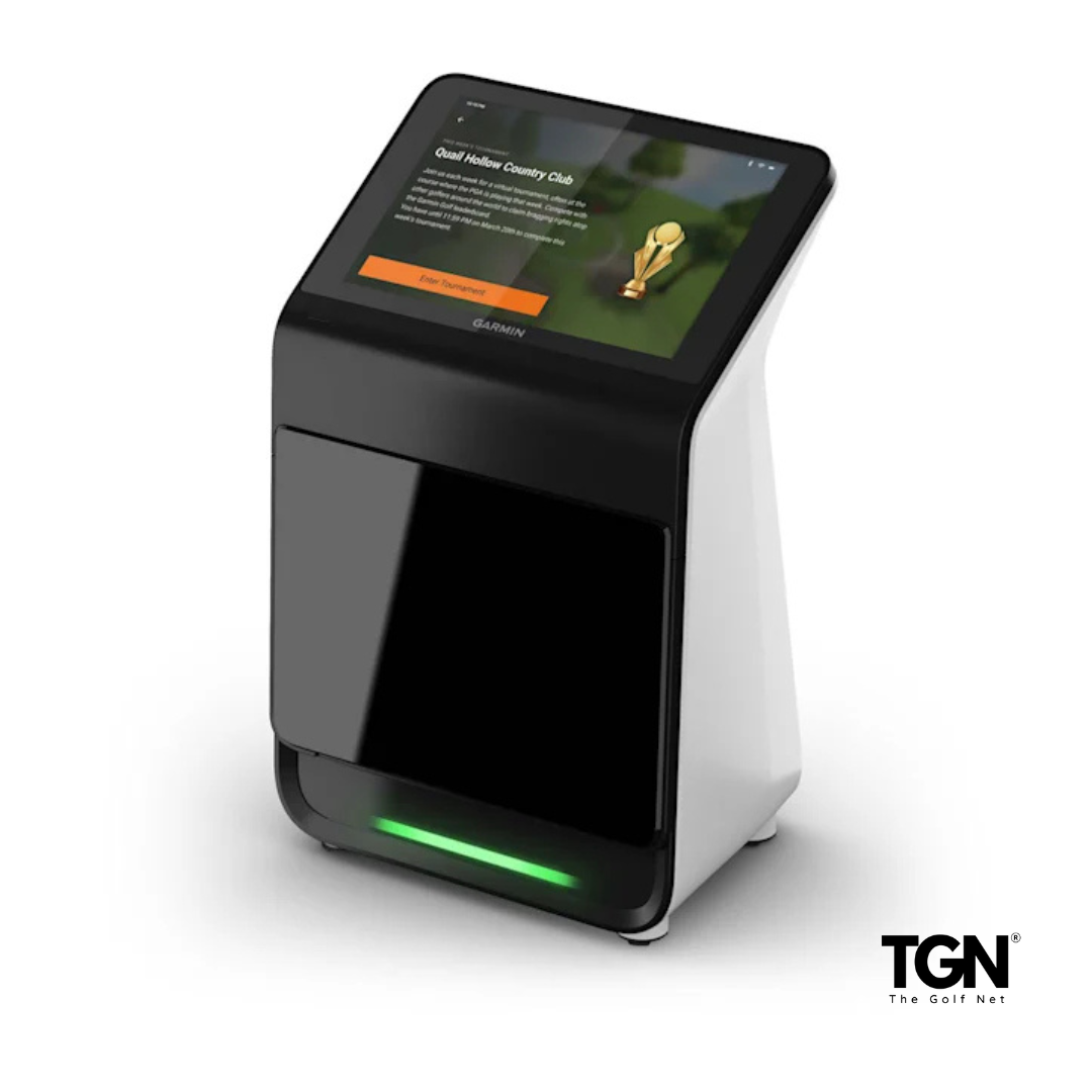 Slank zijaanzicht van de Garmin Approach monitor
