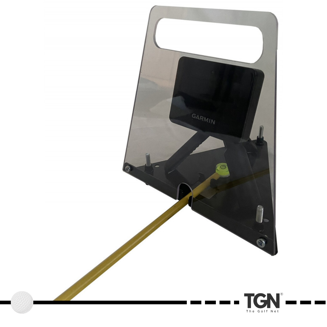Adjustable golf stand for precision alignment