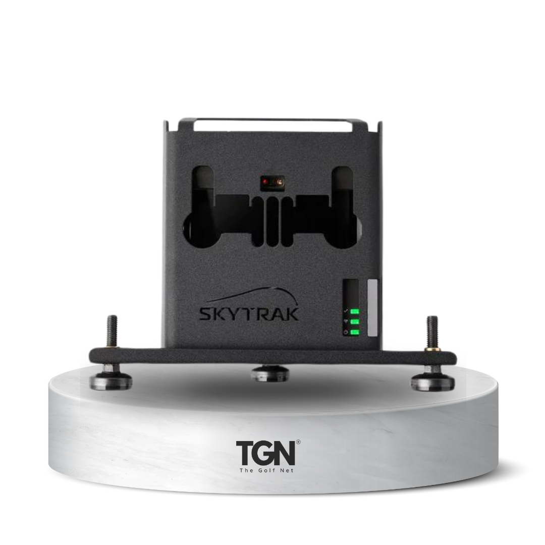 Steel golf monitor protector with alignment