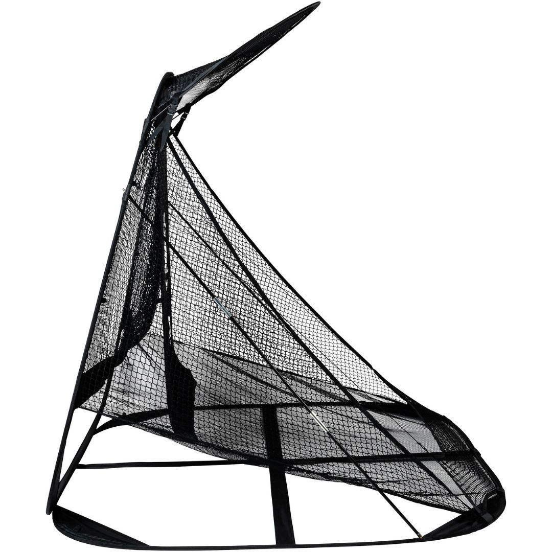 Impact net with ball return system
