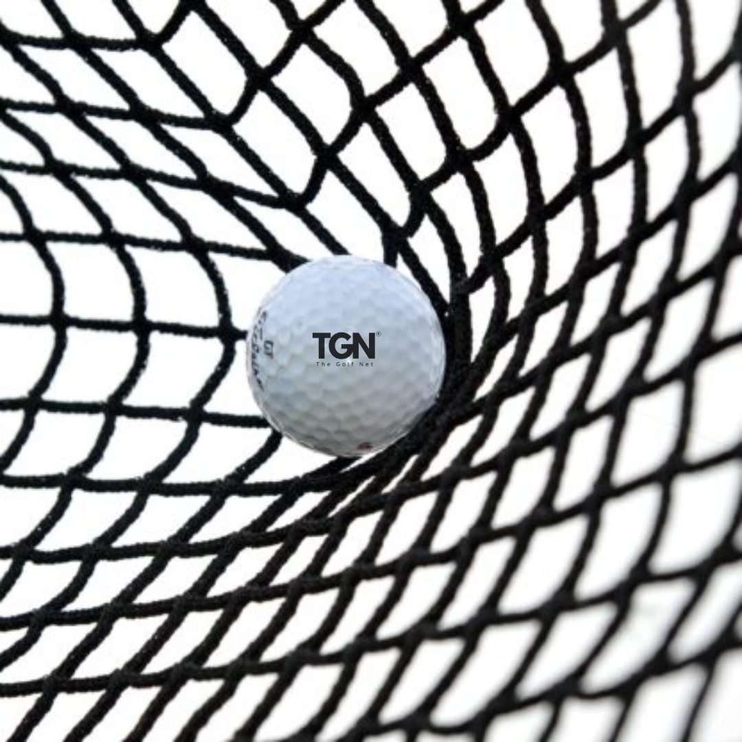 TGN golfbal gevangen in slagnet