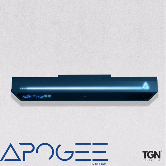 APOGEE golf launch monitor on light backdrop